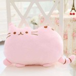 Cute Stuffed Pink Cat Plush Animal Soft Toy